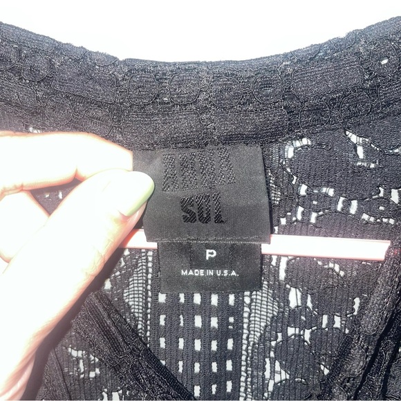 Anna Sui Black Lace Tunic Blouse Small - Picture 2 of 9